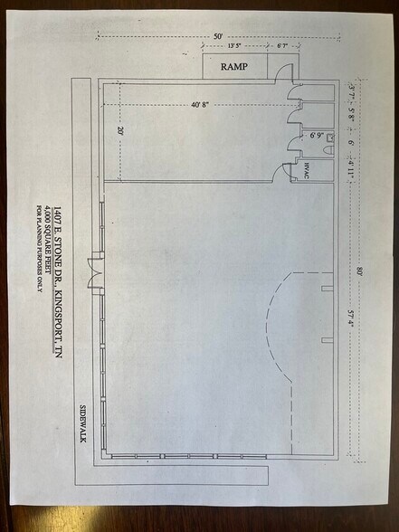 More Photos Of 1407 E Stone Dr, Kingsport Freestanding For Lease