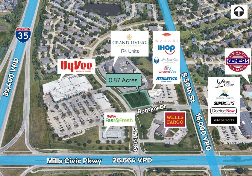 Primary Photo Of 5045 Bentley Dr, West Des Moines Land For Sale