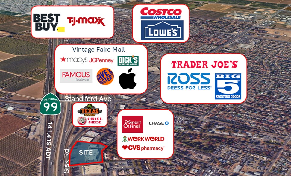 More Photos Of 2800 Sisk Rd, Modesto Storefront For Lease