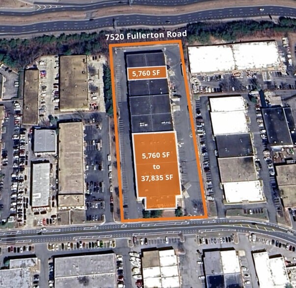 More Photos Of 7520-7522 Fullerton Rd, Springfield Industrial For Lease
