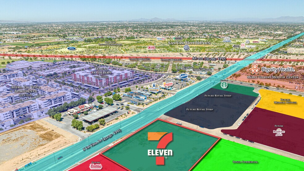 More Photos Of 3725 S Val Vista Dr, Gilbert Service Station For Sale