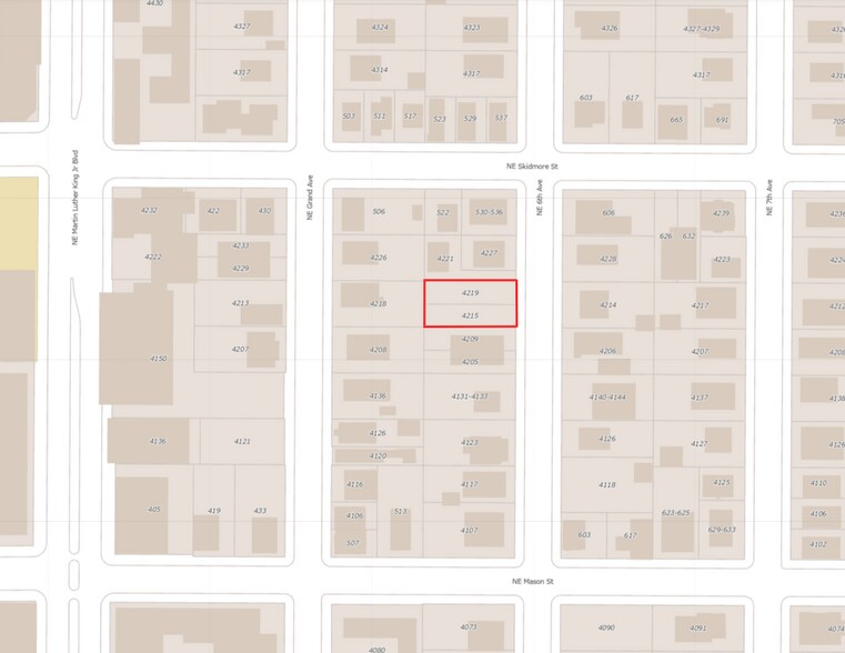 More Photos Of 4215-4219 NE 6th, Portland Land For Sale