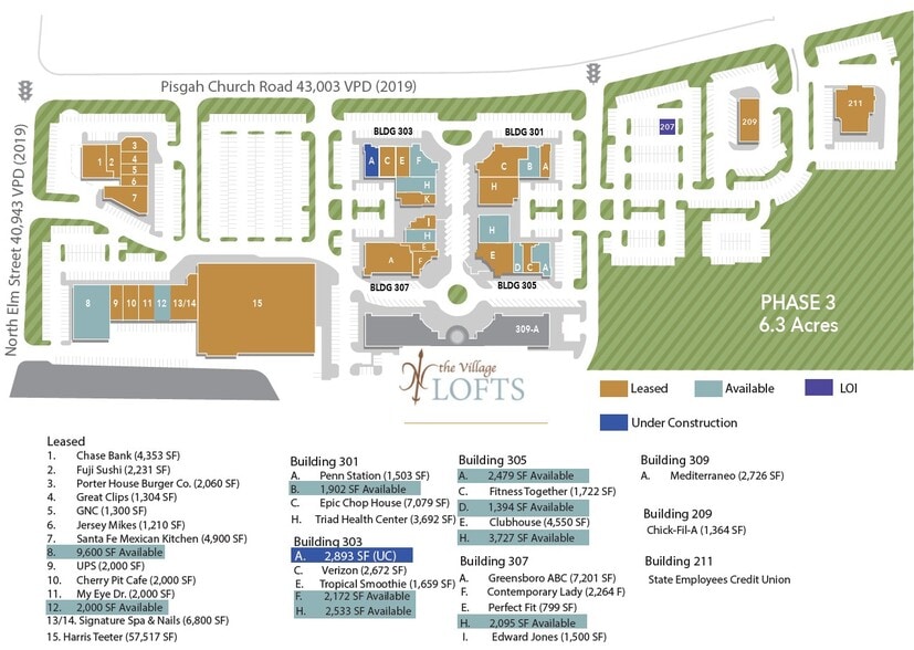 More Photos Of 309 Pisgah Church Rd, Greensboro Unknown For Lease