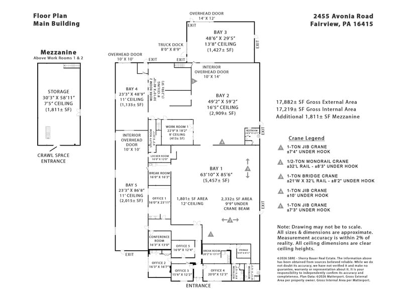 More Photos Of 2505 Avonia Rd, Fairview Warehouse For Lease