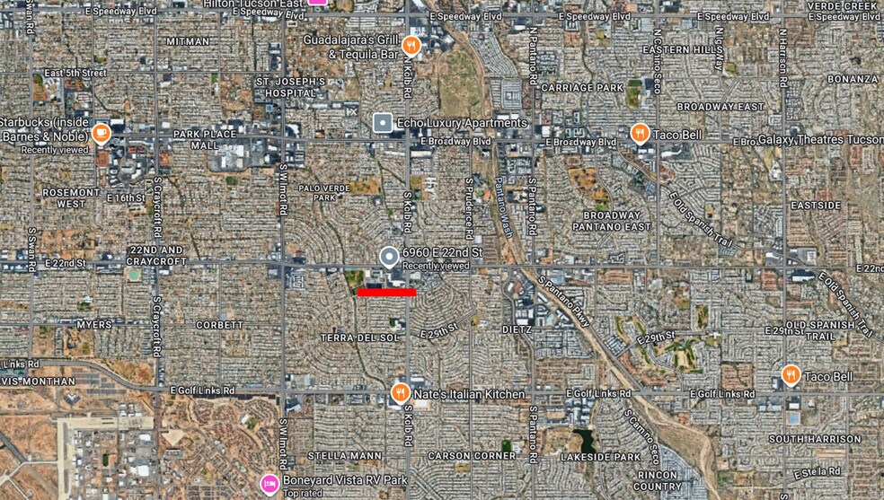 More Photos Of 6960 E 22nd St, Tucson Fast Food For Lease