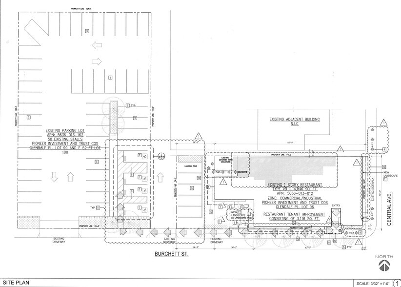More Photos Of 801 N Central Ave, Glendale Restaurant For Lease