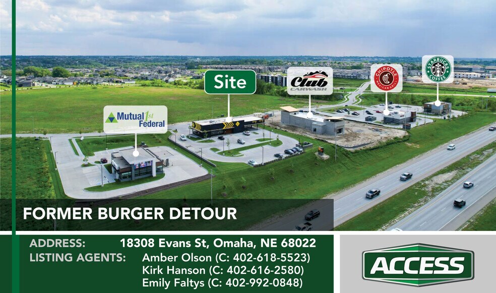 Primary Photo Of 18308 Evans St, Elkhorn Fast Food For Sale