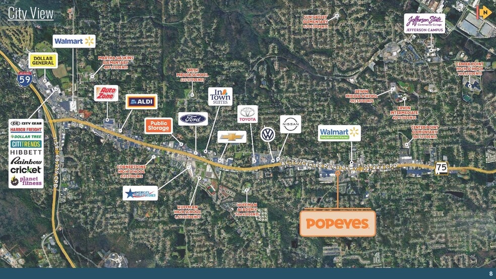 More Photos Of 1845 Center Point Pky, Center Point Fast Food For Sale