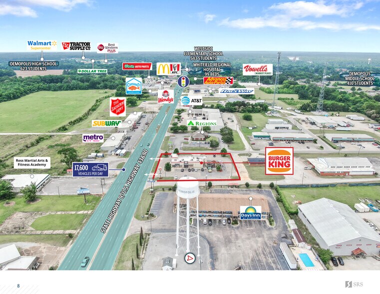 More Photos Of 1003 US Highway 80 E, Demopolis Fast Food For Sale