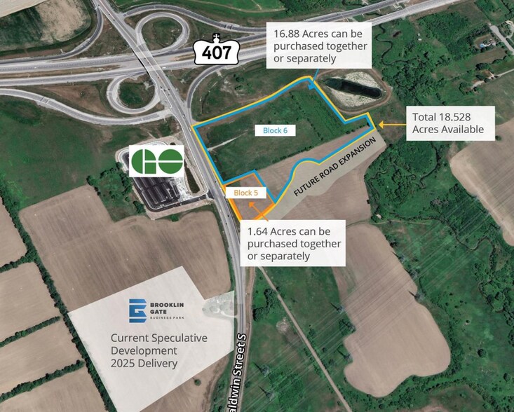 Primary Photo Of 5605 Baldwin St S, Whitby Land For Sale