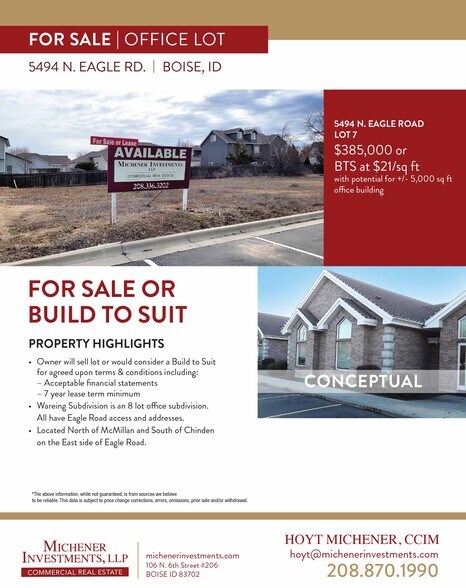 More Photos Of 5494 N Eagle Rd, Boise Land For Sale