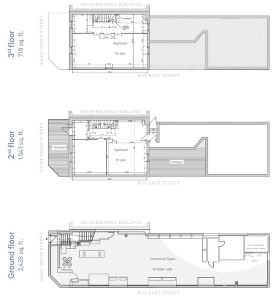 More Photos Of 3780 Rue Saint-Denis, Montréal Storefront Retail Residential For Sale