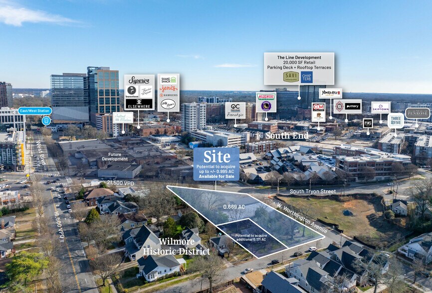 More Photos Of 1830 S Tryon St - 1825 Wickford Pl, Charlotte Land For Sale