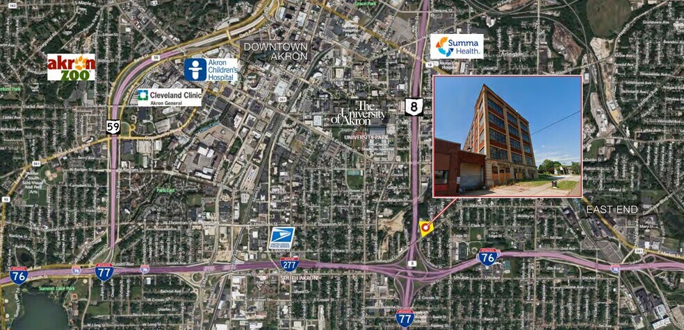 More Photos Of 711 Johnston St, Akron Warehouse For Sale