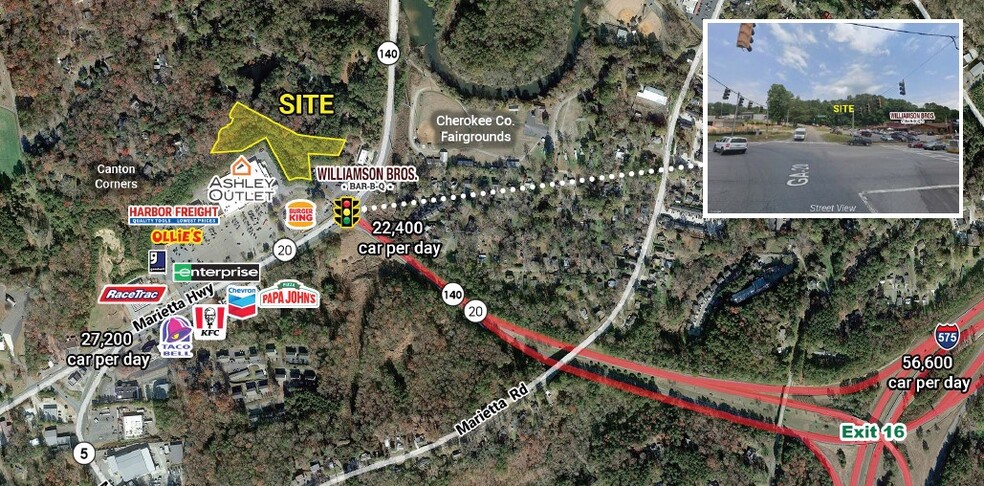 Primary Photo Of 0 Marietta Hwy, Canton Land For Sale