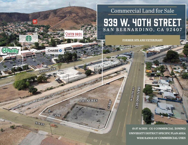 Primary Photo Of 939 W 40th St, San Bernardino Land For Sale