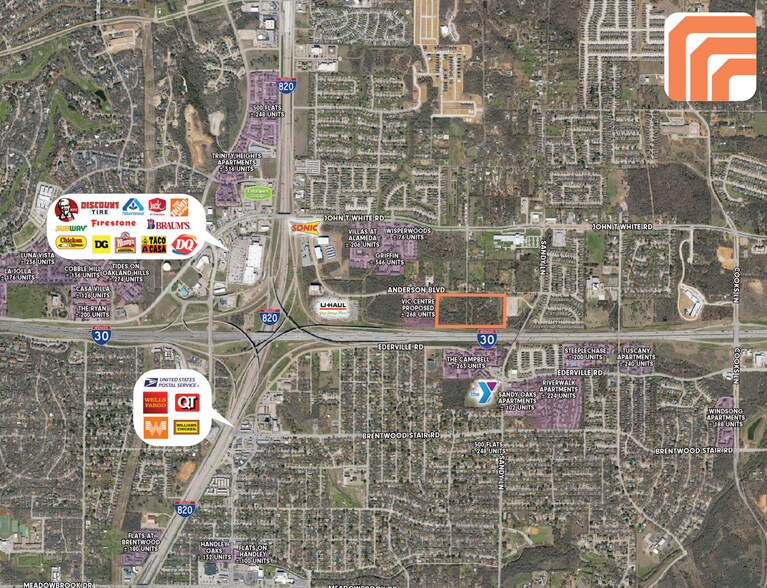 More Photos Of 7124 Anderson Blvd, Fort Worth Land For Sale