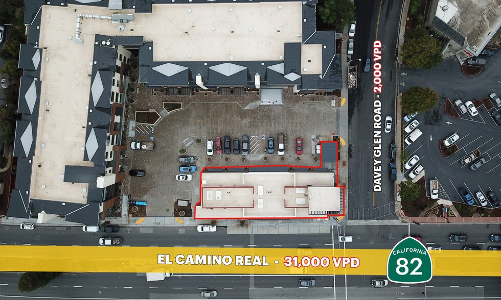 More Photos Of 410 El Camino Real, Belmont Storefront For Lease