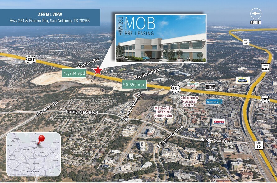 More Photos Of Highway 281 & Encino Rio, San Antonio Medical For Lease
