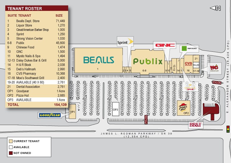 2202 James L Redman Pky, Plant City, FL 33563 Retail For Lease