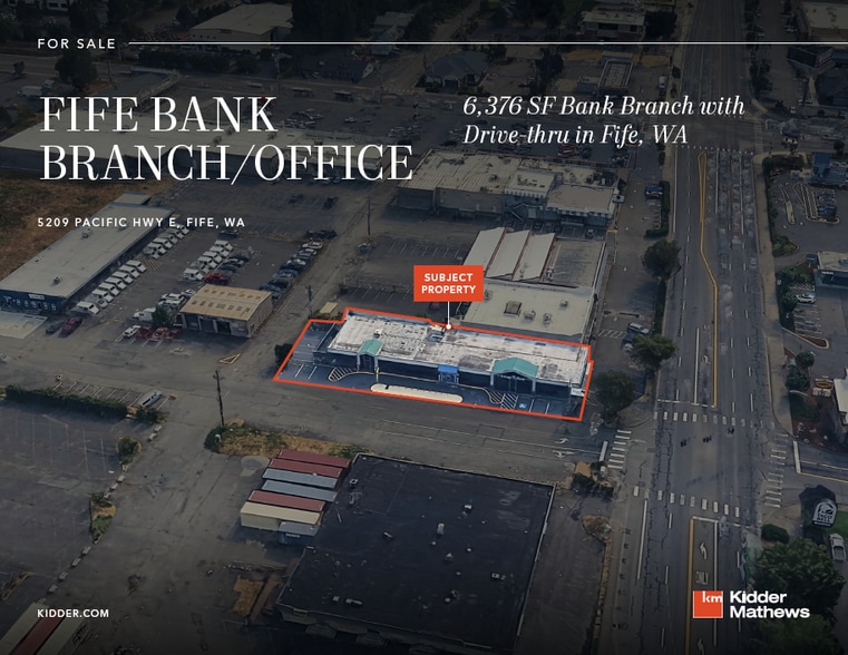 Primary Photo Of 5209 Pacific Hwy E, Fife Bank For Sale