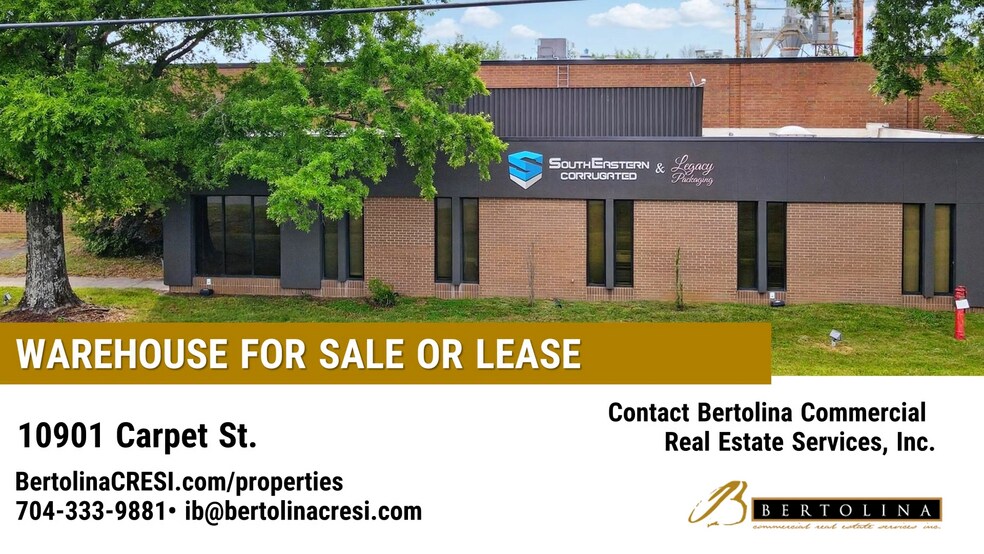 Primary Photo Of 10901 Carpet St, Charlotte Warehouse For Lease