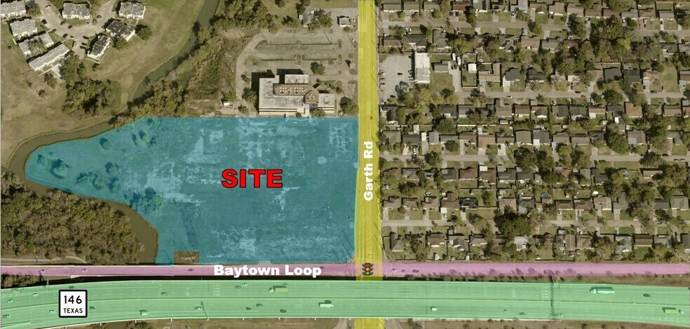 Primary Photo Of 2800 Garth Rd, Baytown Land For Sale