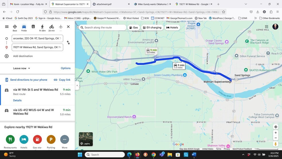More Photos Of 19215 & 19271 W Wekiwa Rd, Sand Springs Warehouse For Sale