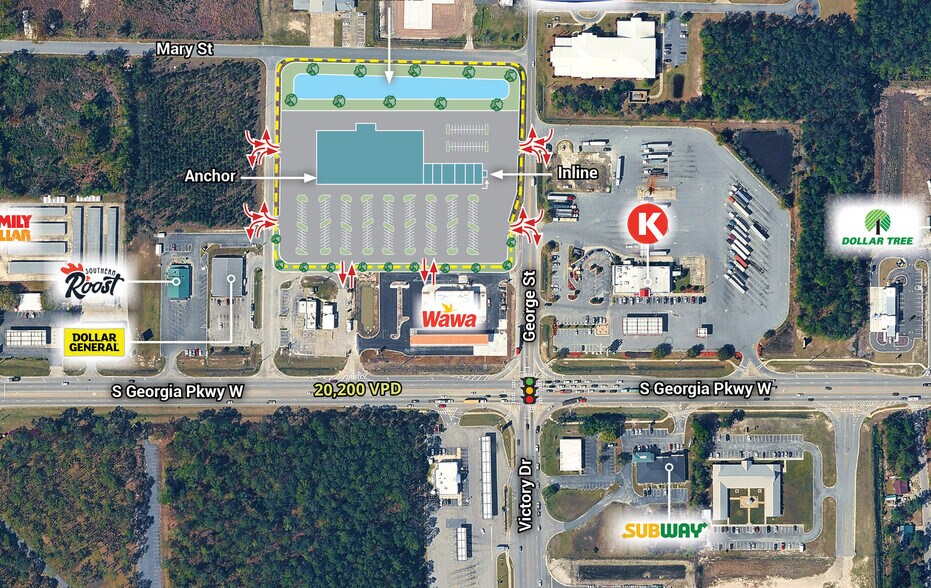More Photos Of South Georgia Pky, Waycross Land For Lease