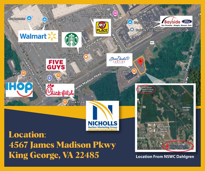 More Photos Of 4567 James Madison Pky, King George General Retail For Sale