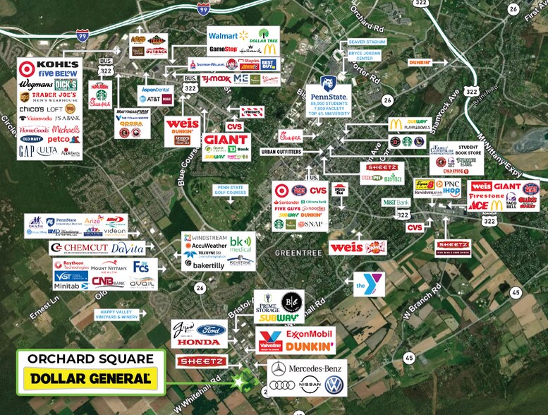 More Photos Of 3283 W College Ave, State College Storefront Retail Office For Sale