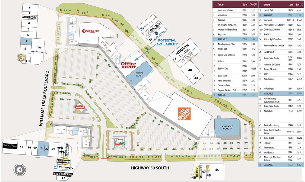 More Photos Of 15201-15555 Southwest Fwy, Sugar Land Unknown For Lease