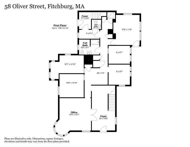 More Photos Of 58 Oliver St, Fitchburg Office Residential For Sale