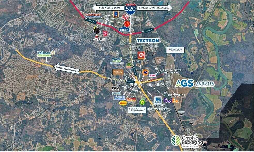 More Photos Of 3661 Mike Padgett Hwy, Augusta Land For Lease