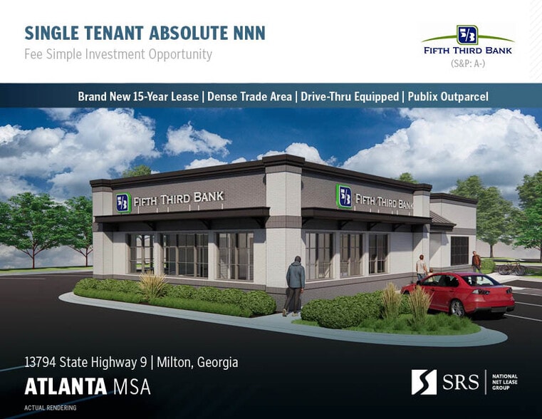 Primary Photo Of 13794 Highway 9 N, Alpharetta Bank For Sale