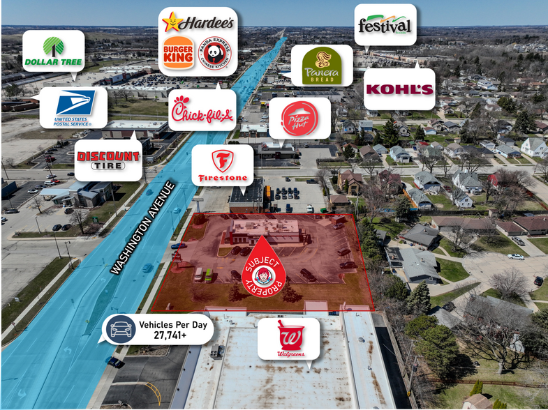 More Photos Of 4910 Washington Ave, Racine Fast Food For Sale