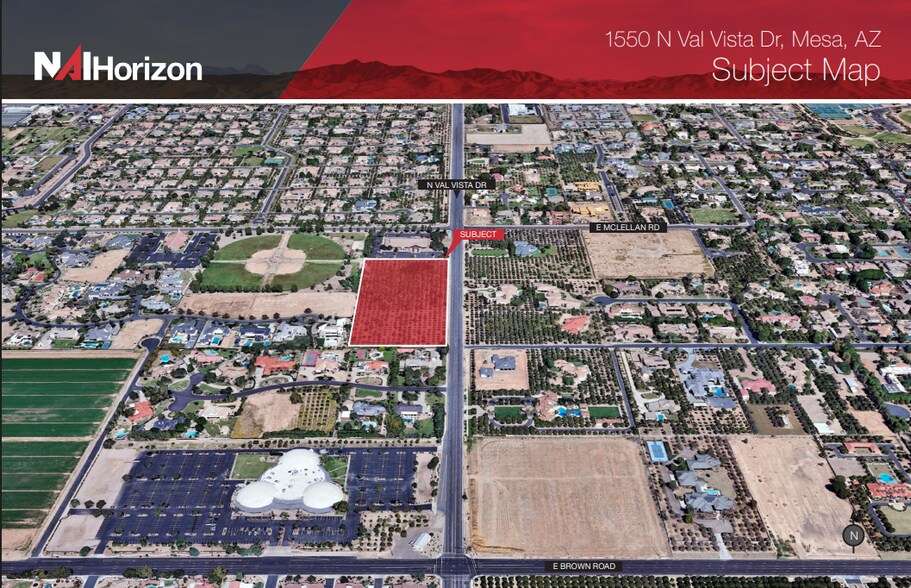 More Photos Of 1550 N Val Vista Dr, Mesa Land For Sale