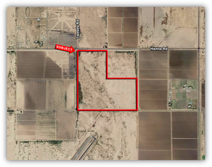 More Photos Of SEC Hanna Rd and Tweedy rd, Eloy Land For Sale