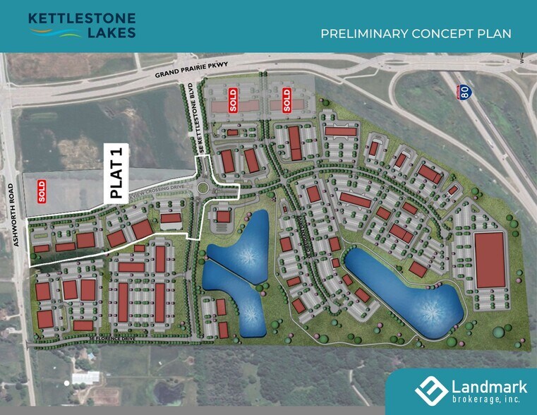 More Photos Of Interstate 80 & Grand Prairie Parkway, Waukee Land For Sale