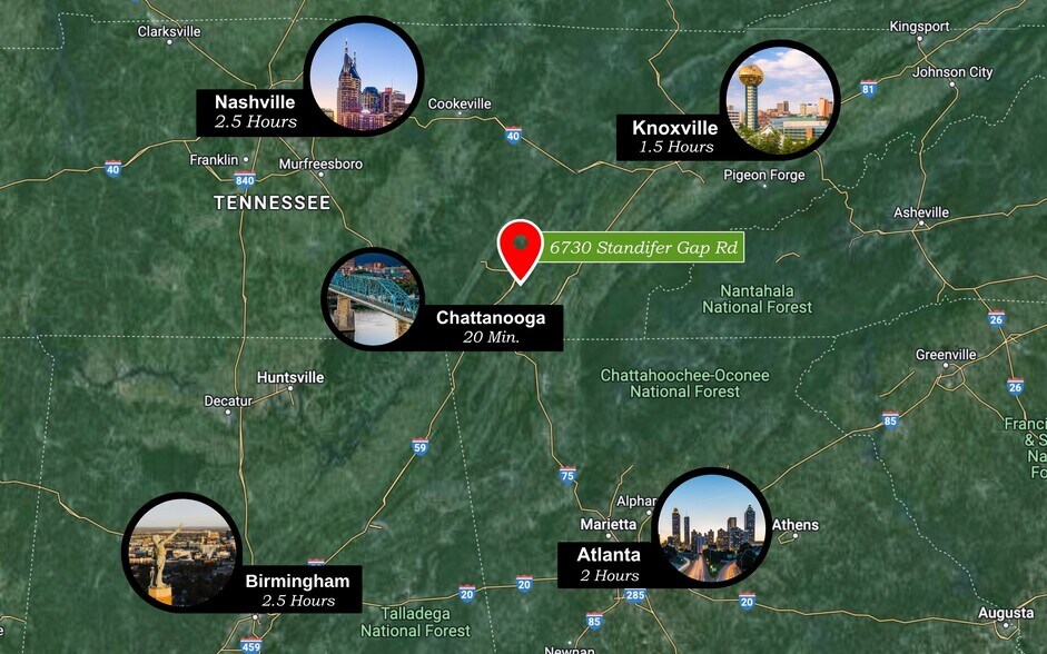 More Photos Of 6730 Standifer Gap Rd, Chattanooga Land For Sale