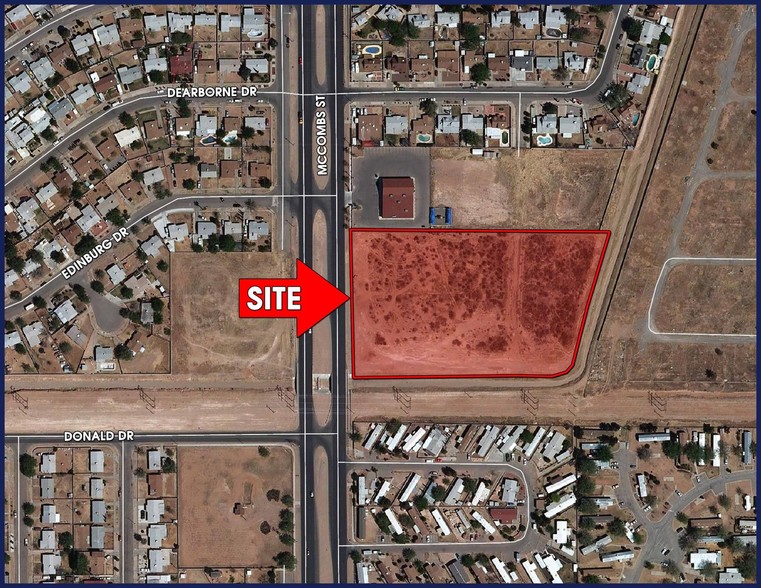 Primary Photo Of 10404 McCombs St, El Paso Land For Sale