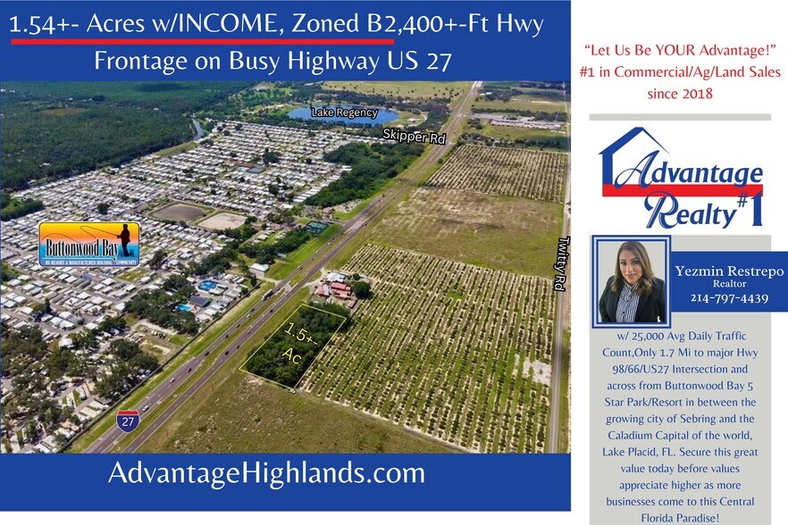 Primary Photo Of 10500 US 27 S, Sebring Land For Sale