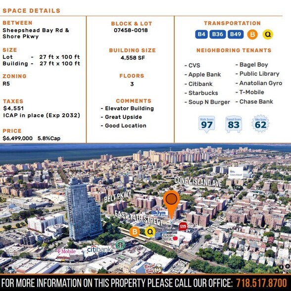 More Photos Of 2632 E 14th St, Brooklyn Medical For Sale