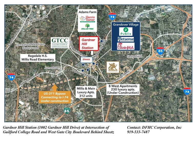 More Photos Of 1002 Gardner Hill Dr, Jamestown Storefront For Lease