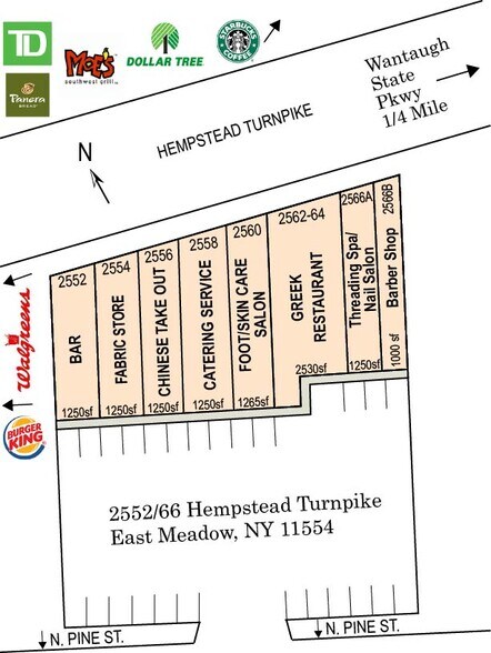 More Photos Of 2552-2566 Hempstead Tpke, East Meadow Storefront For Sale