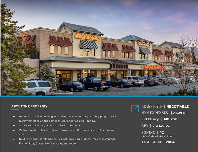 More Photos Of 6295 Sharlands Ave, Reno Storefront Retail Office For Lease