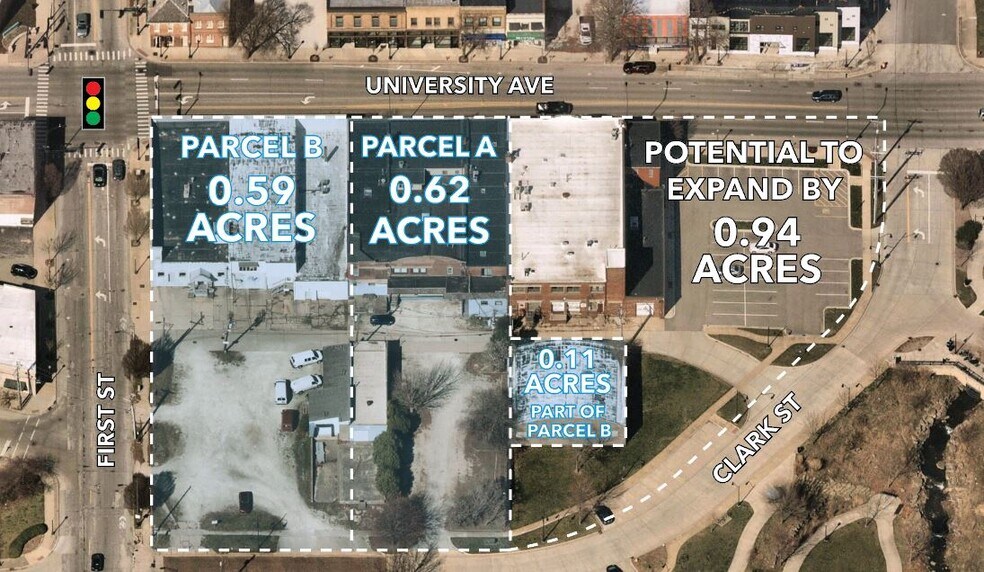 Primary Photo Of 113 E University Ave, Champaign Land For Sale