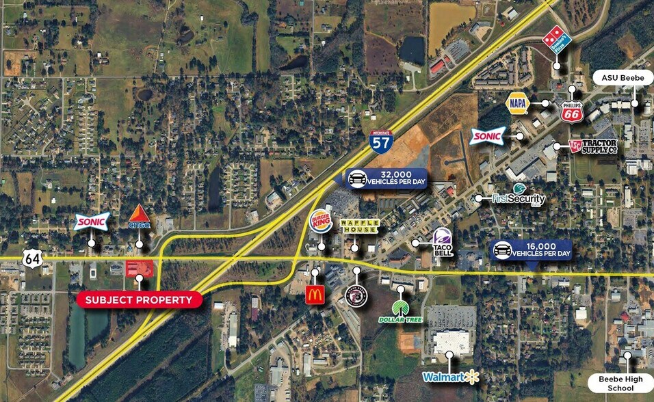 More Photos Of 21 Hwy 64 Hwy W, Beebe Convenience Store For Lease