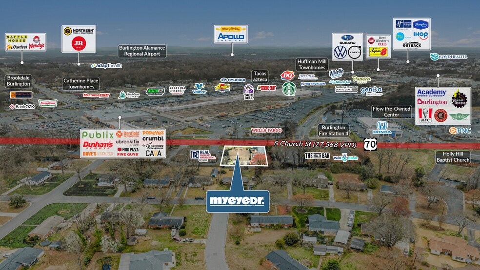 More Photos Of 2835 S Church St, Burlington Medical For Sale