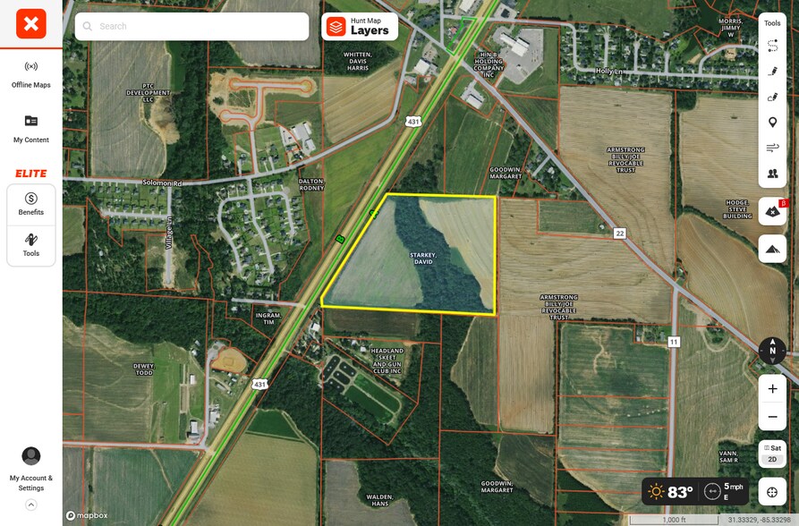 Primary Photo Of US Highway 431, Headland Land For Sale